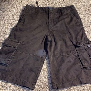 Brown Cargo Shorts